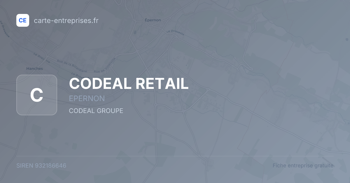 CODEAL RETAIL — 932186646 — fiche entreprise