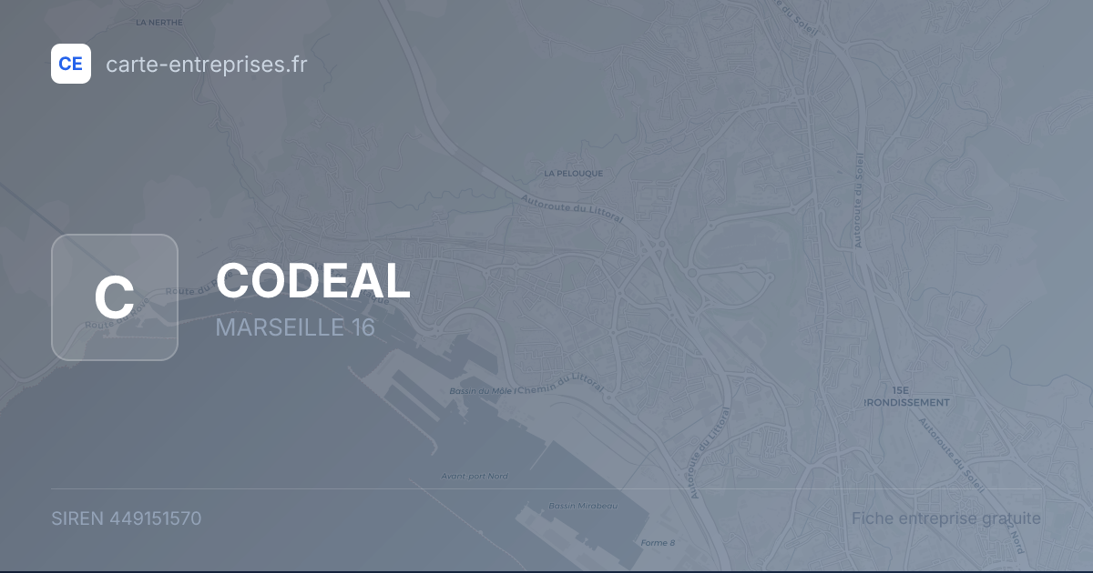 CODEAL — 449151570 — fiche entreprise