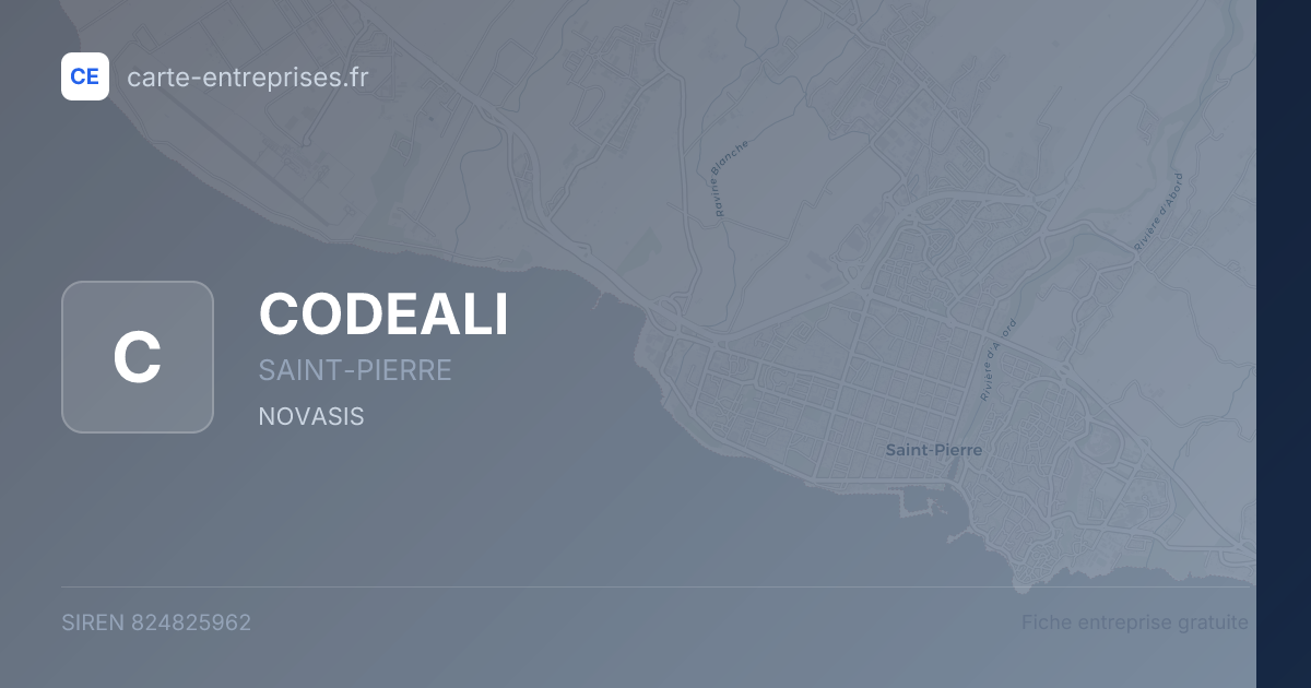 CODEALI — 824825962 — fiche entreprise