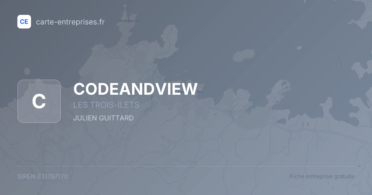 CODEANDVIEW — 831797170 — fiche entreprise