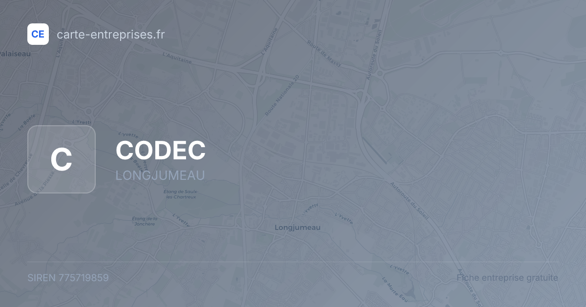 CODEC — 775719859 — fiche entreprise