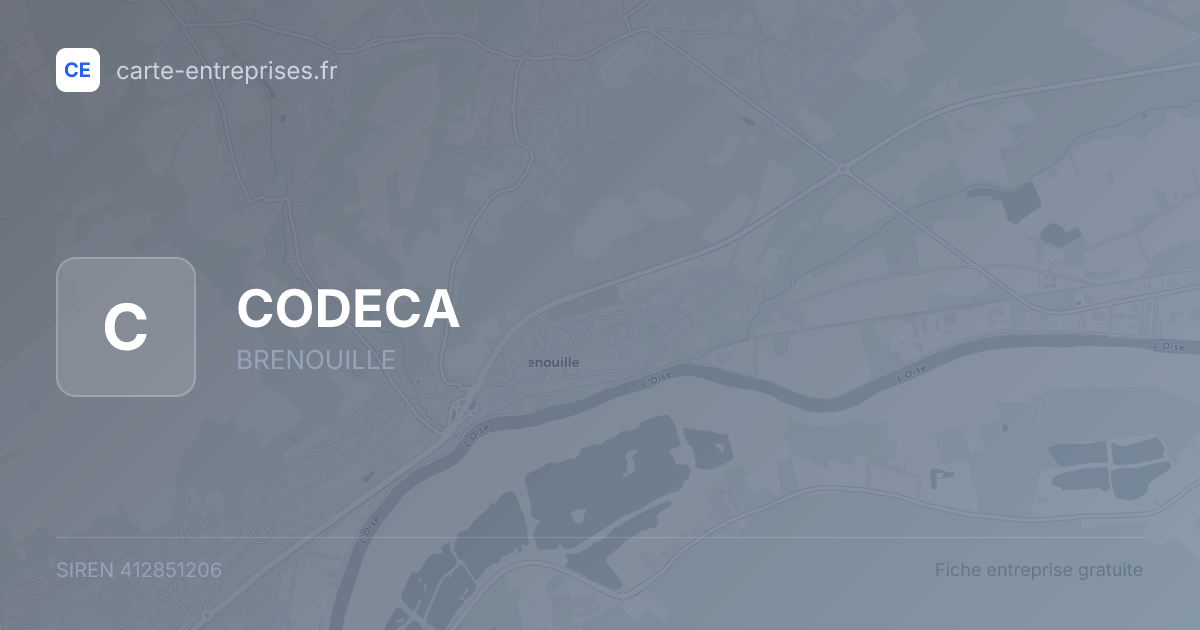 CODECA — 412851206 — fiche entreprise