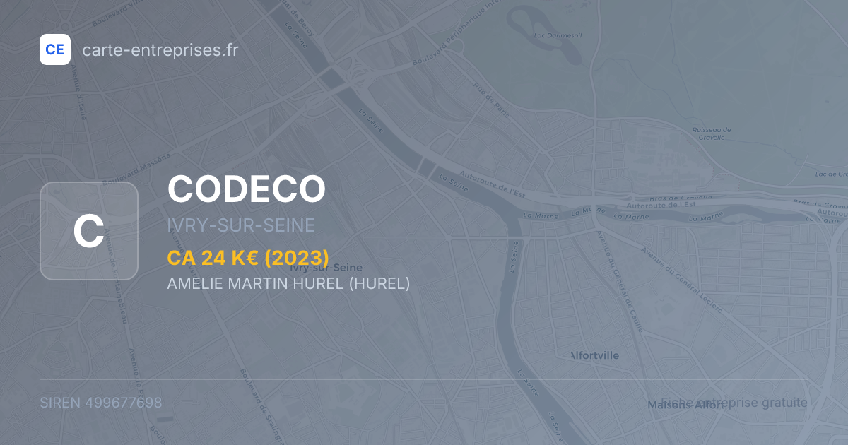 CODECO — 499677698 — fiche entreprise