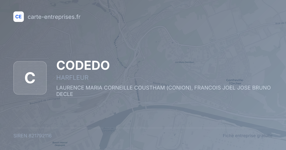 CODEDO — 821792116 — fiche entreprise
