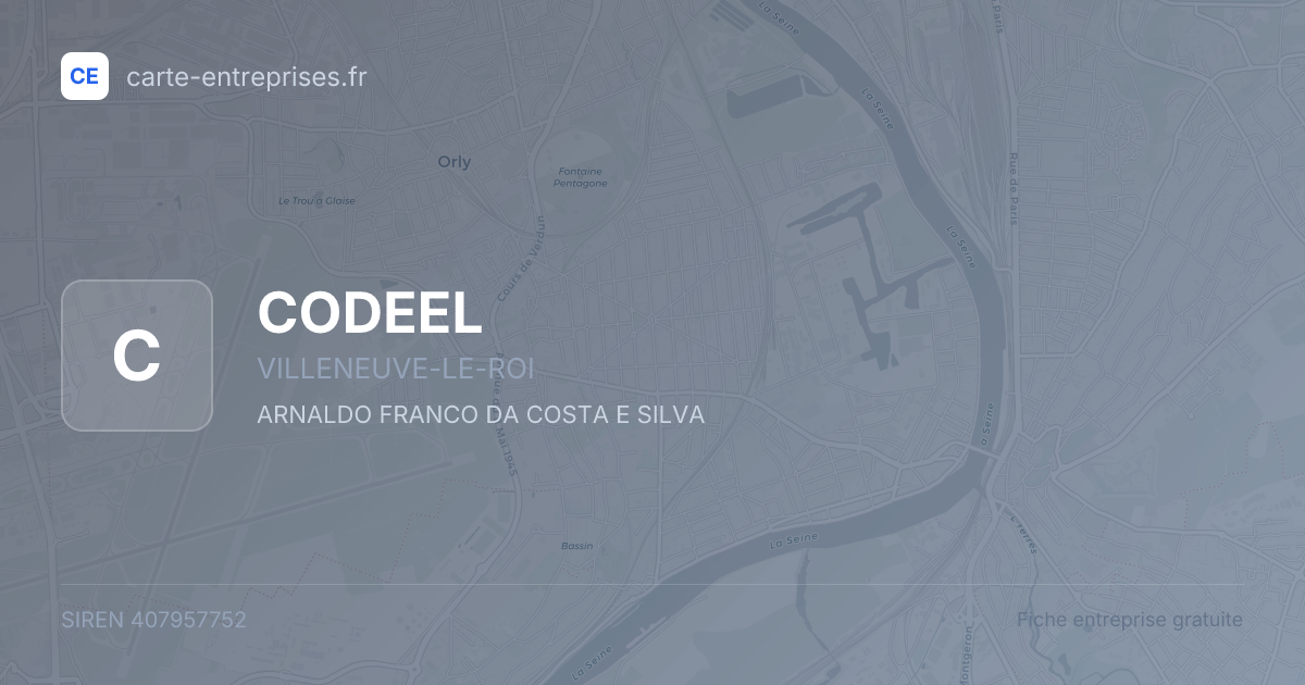 CODEEL — 407957752 — fiche entreprise