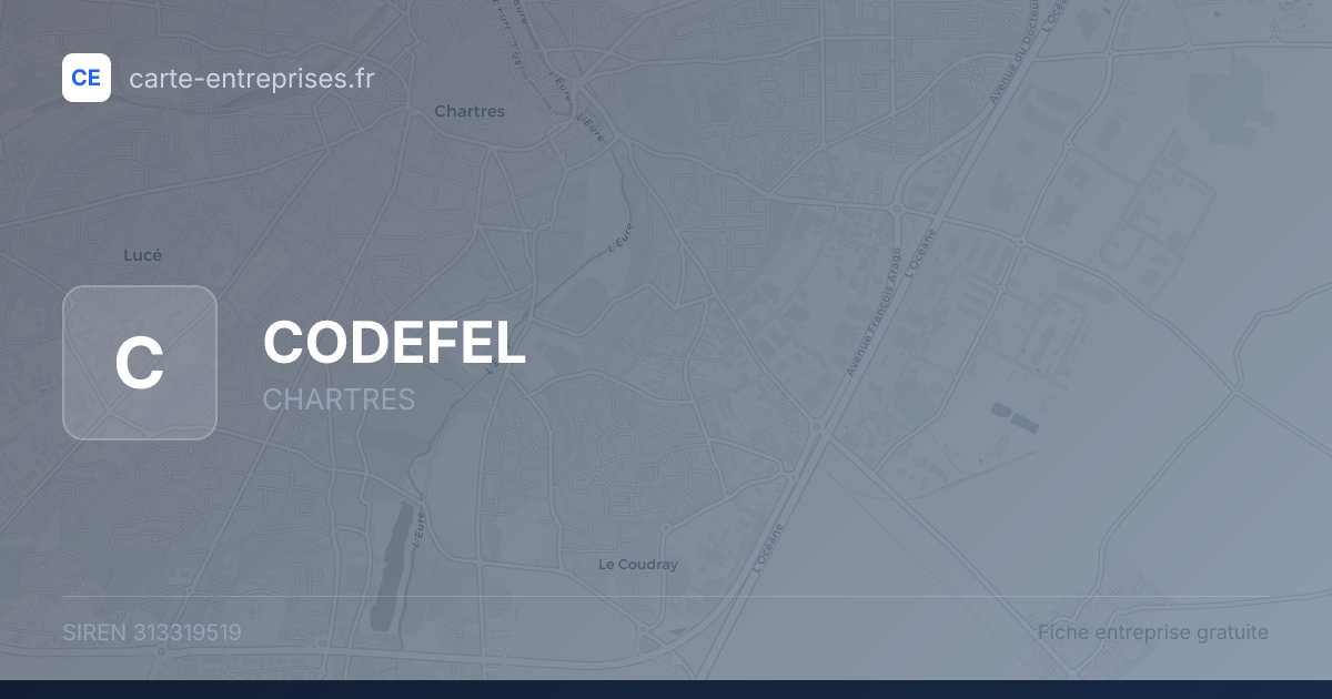 CODEFEL — 313319519 — fiche entreprise