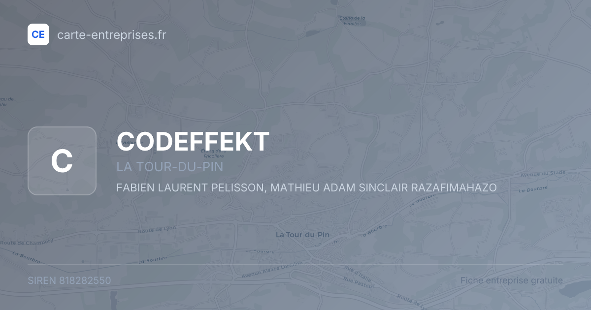 CODEFFEKT — 818282550 — fiche entreprise