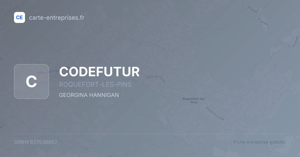 CODEFUTUR — 937538882 — fiche entreprise