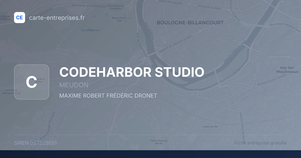 CODEHARBOR STUDIO — 984695551 — fiche entreprise
