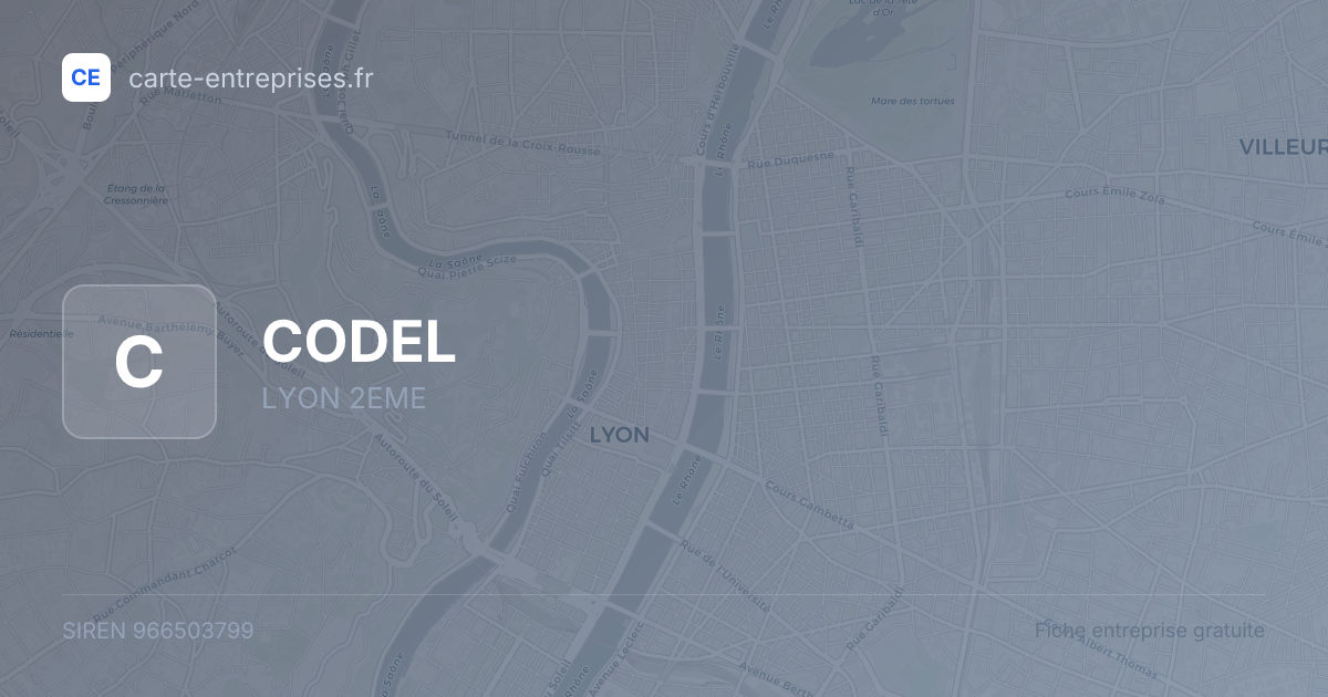 CODEL — 966503799 — fiche entreprise