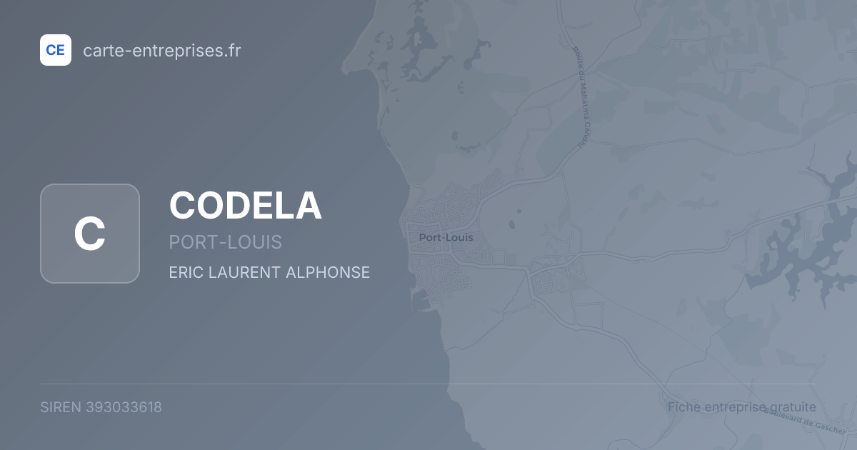 CODELA — 393033618 — fiche entreprise