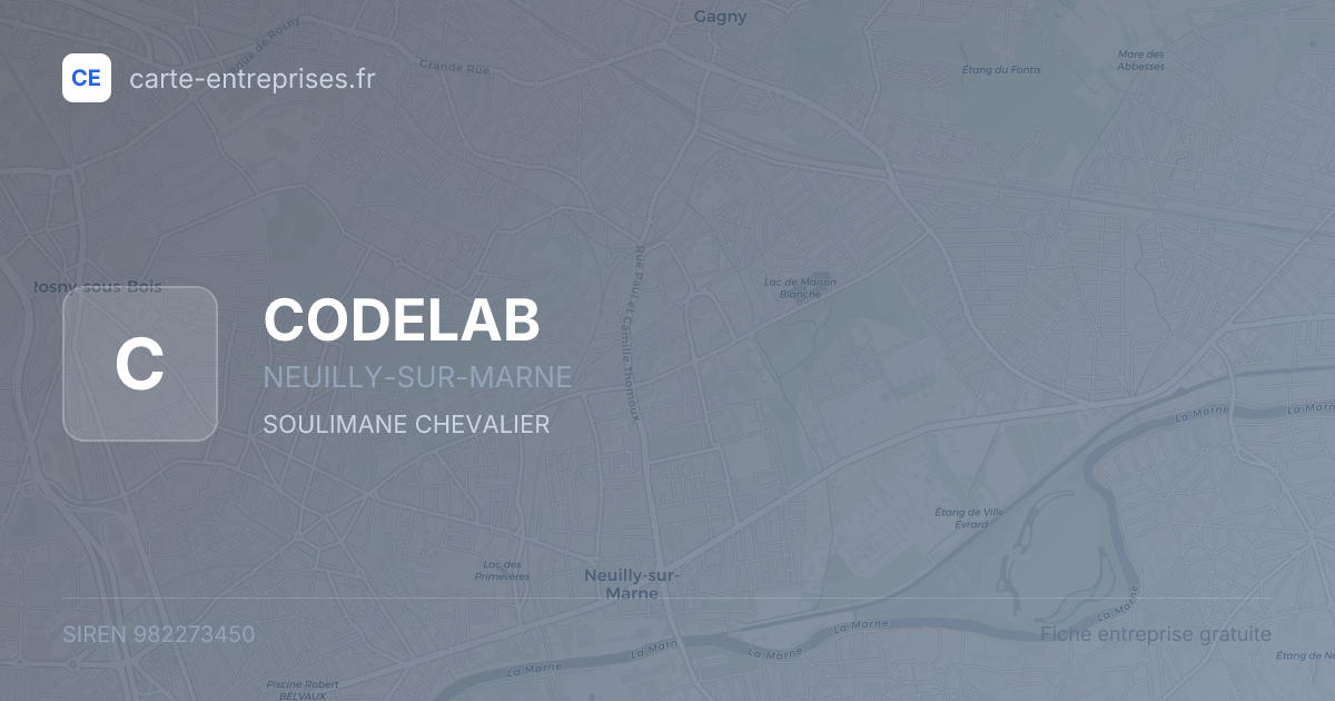 CODELAB — 982273450 — fiche entreprise