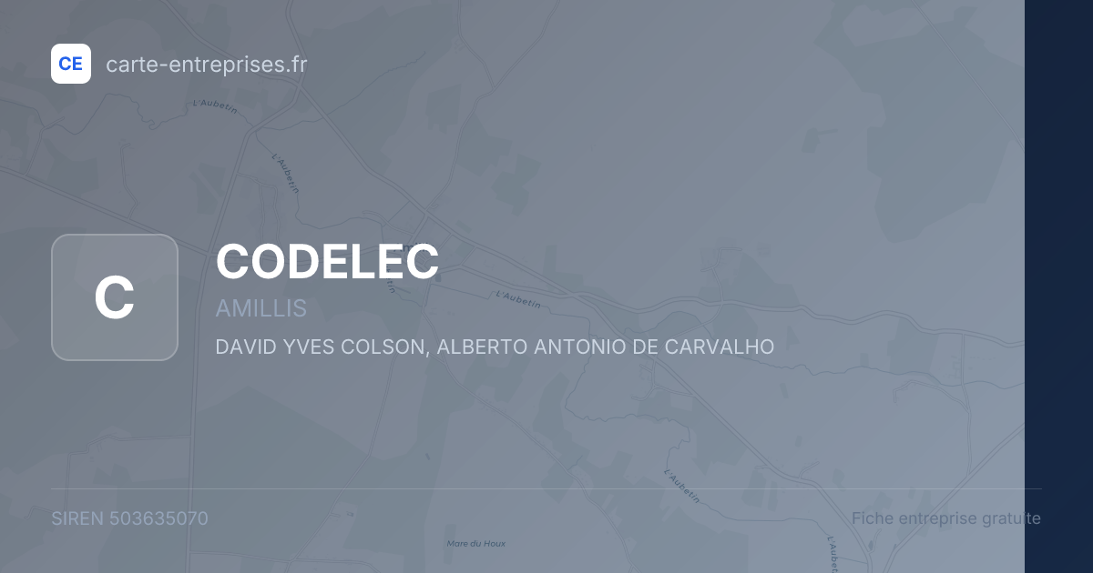 CODELEC — 503635070 — fiche entreprise