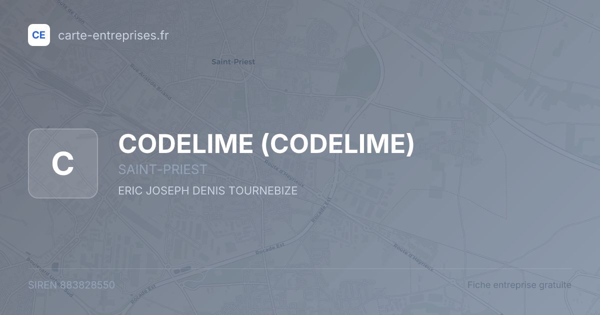CODELIME — 883828550 — fiche entreprise