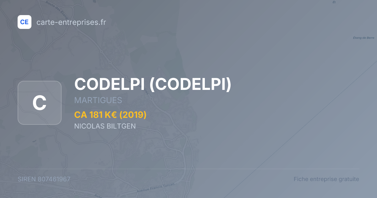 CODELPI — 807461967 — fiche entreprise