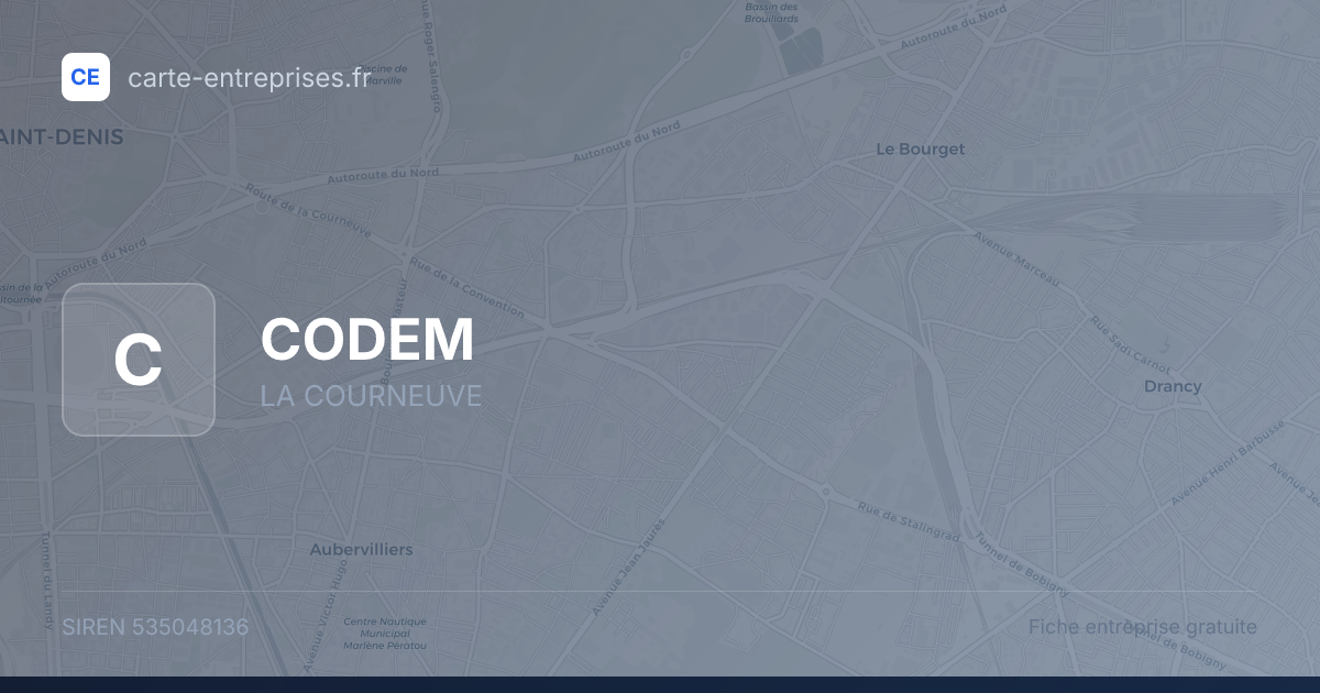 CODEM — 535048136 — fiche entreprise