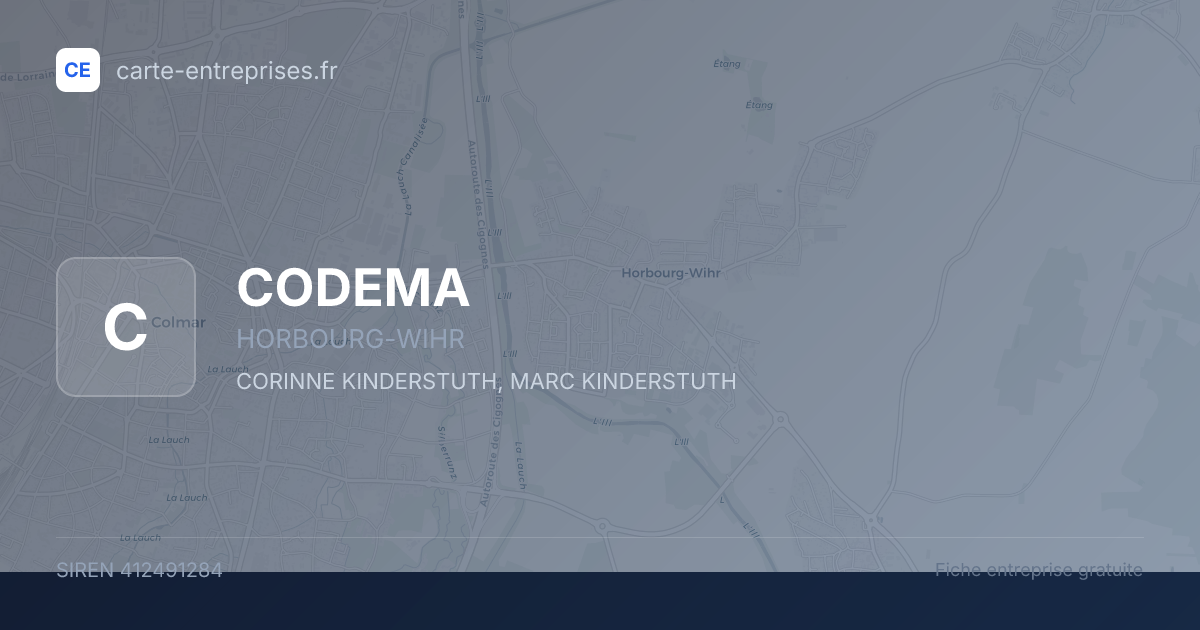 CODEMA — 412491284 — fiche entreprise