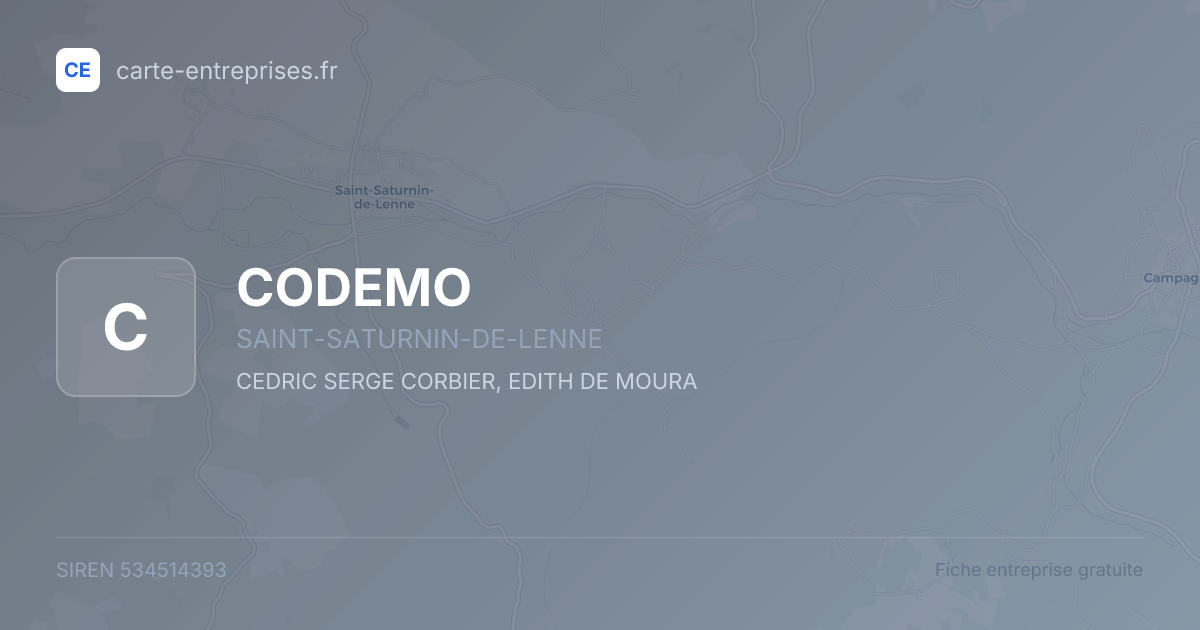 CODEMO — 534514393 — fiche entreprise