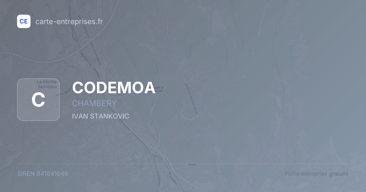 CODEMOA — 841841646 — fiche entreprise