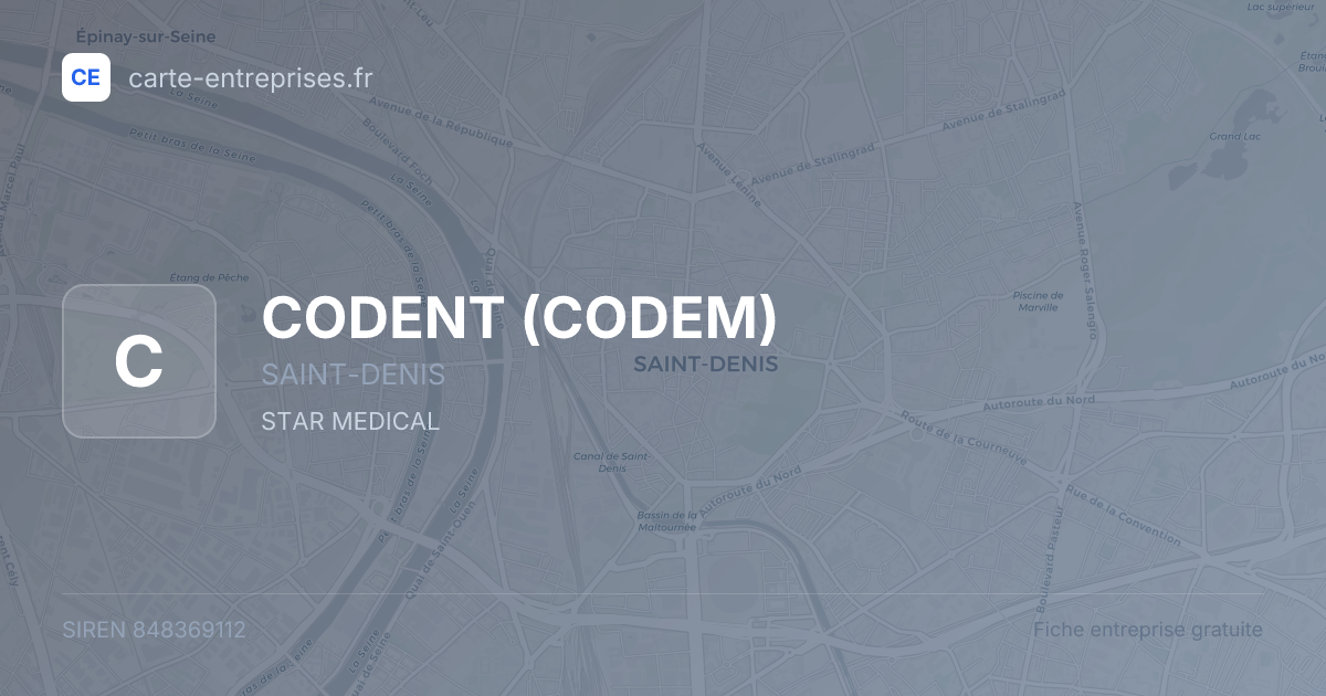 CODENT (CODEM) — 848369112 — fiche entreprise