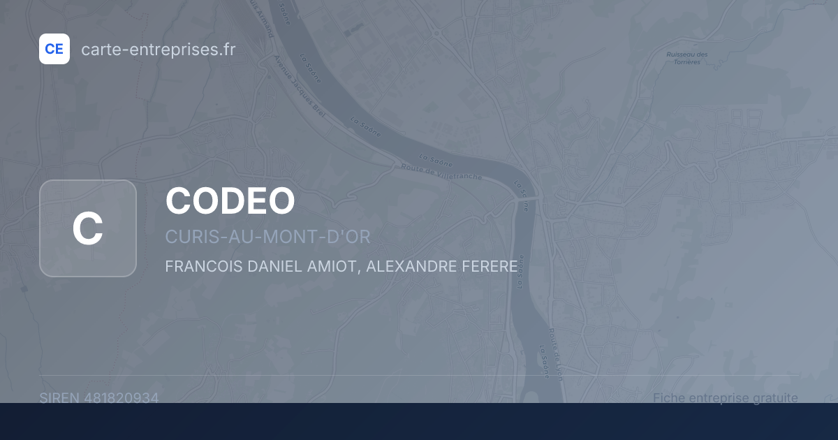 CODEO — 481820934 — fiche entreprise
