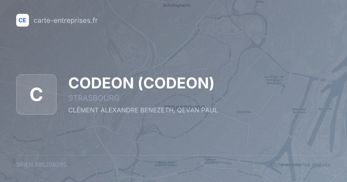 CODEON — 995208295 — fiche entreprise