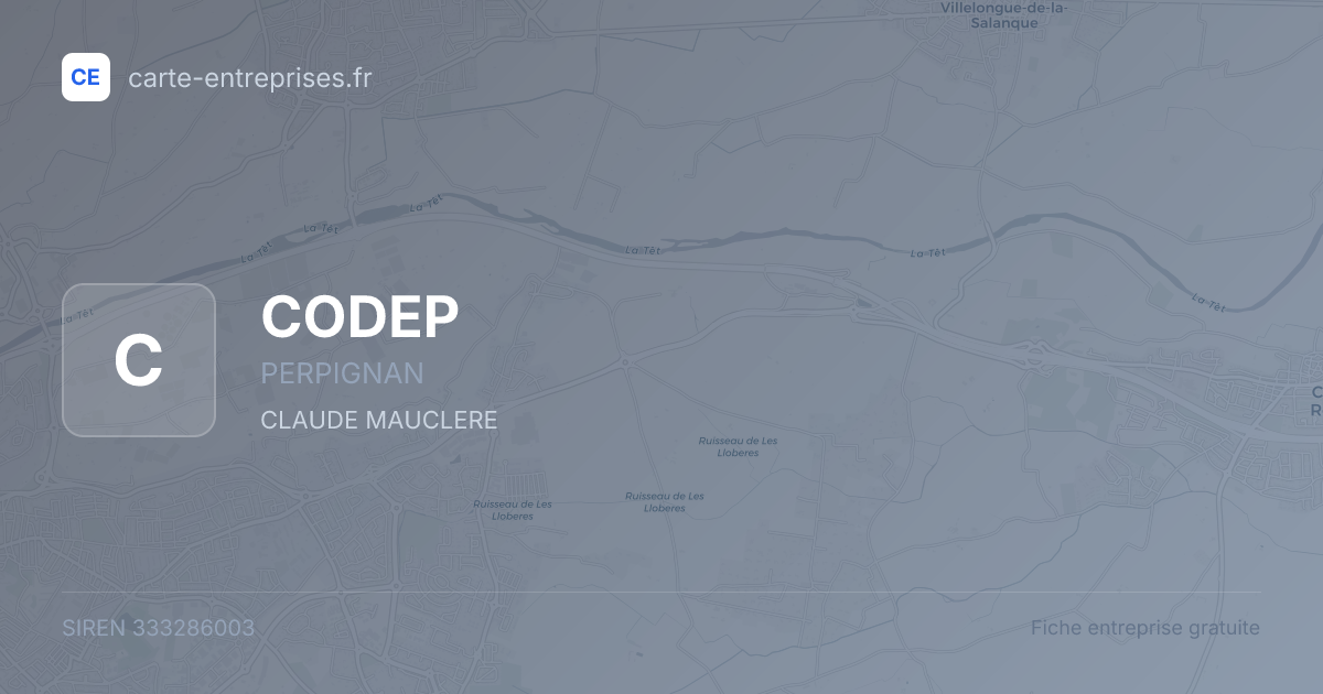 CODEP — 333286003 — fiche entreprise