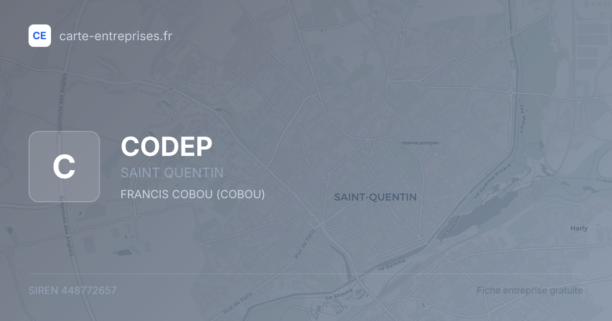 CODEP — 448772657 — fiche entreprise