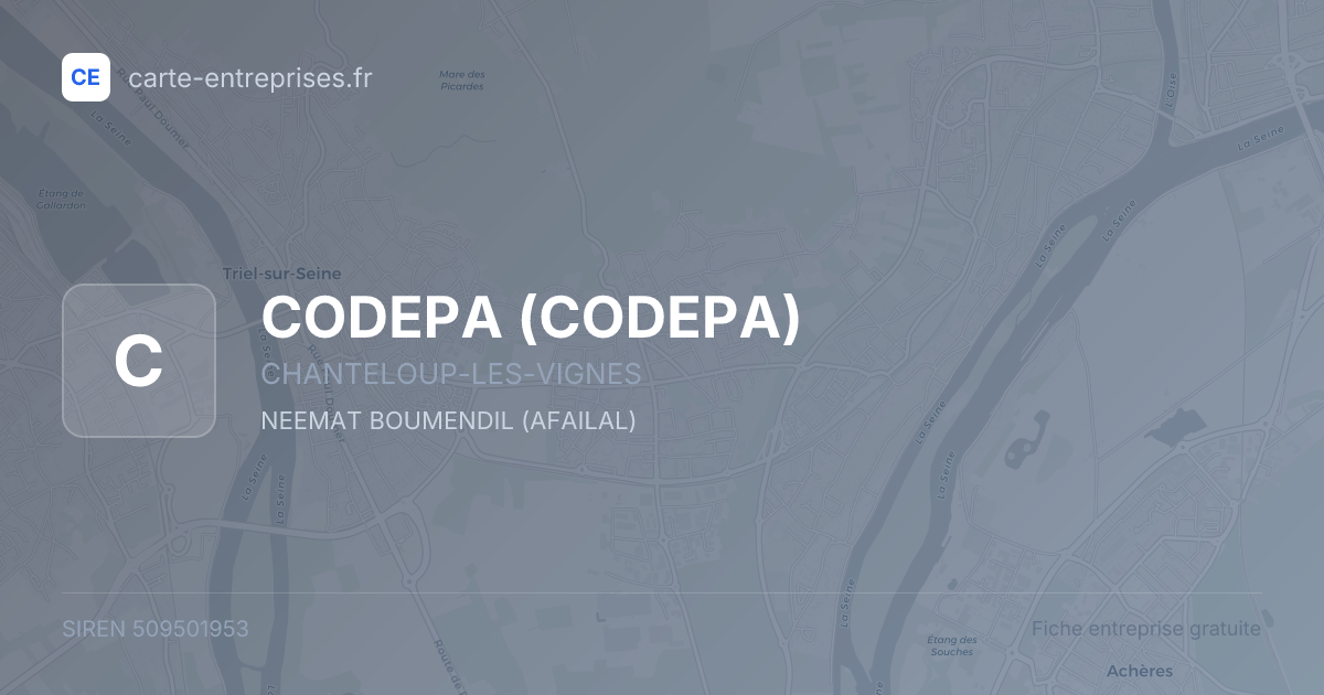 CODEPA — 509501953 — fiche entreprise
