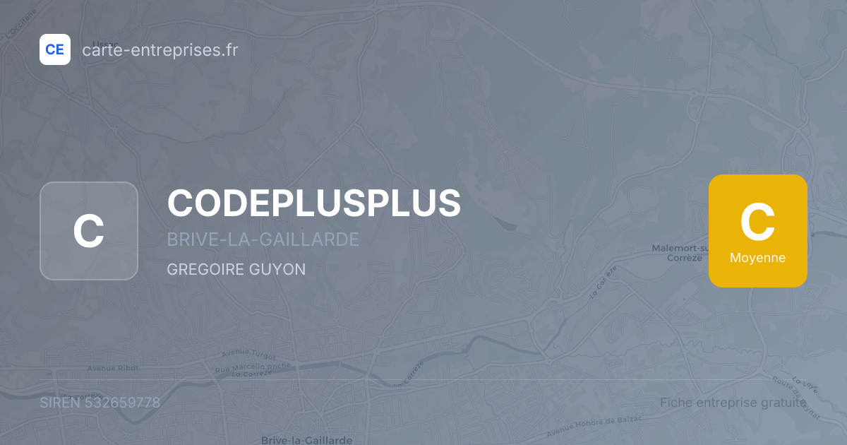 CODEPLUSPLUS — 532659778 — fiche entreprise