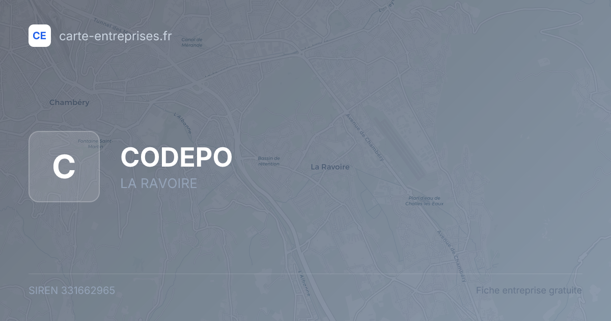 CODEPO — 331662965 — fiche entreprise