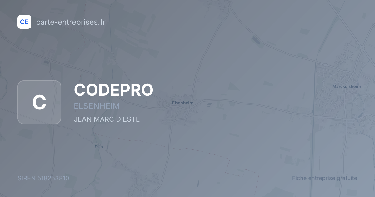 CODEPRO — 518253810 — fiche entreprise