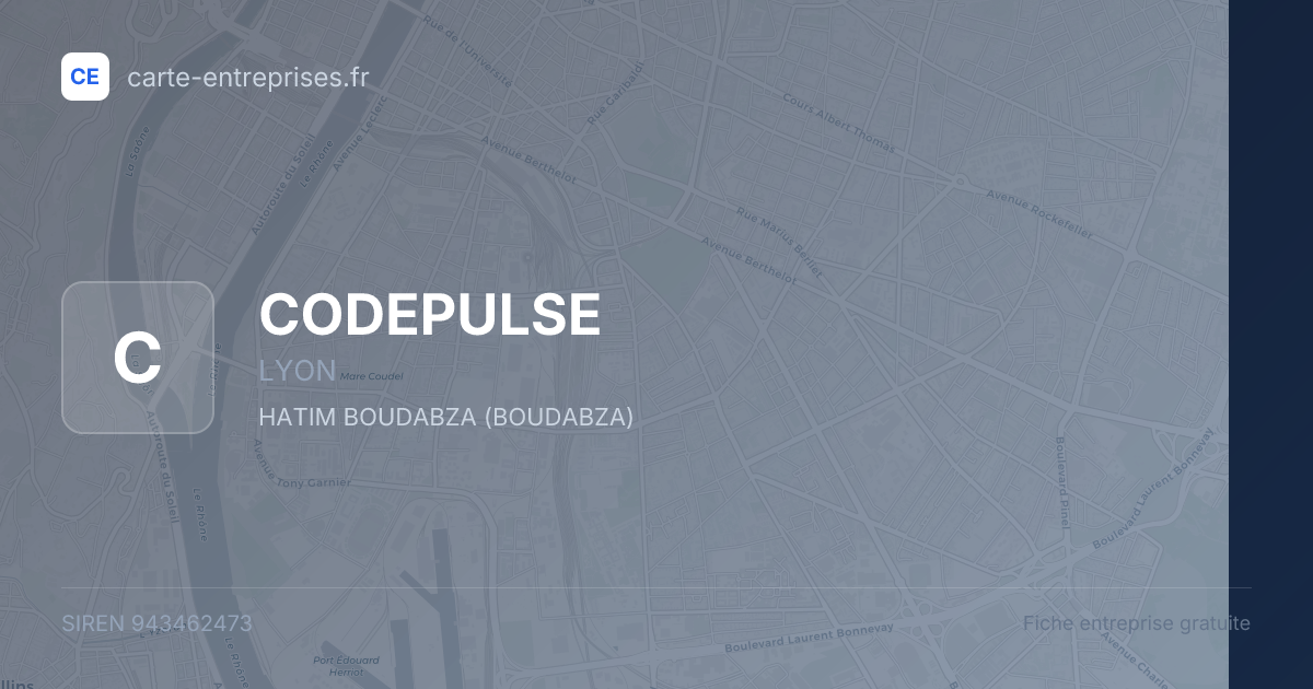 CODEPULSE — 943462473 — fiche entreprise