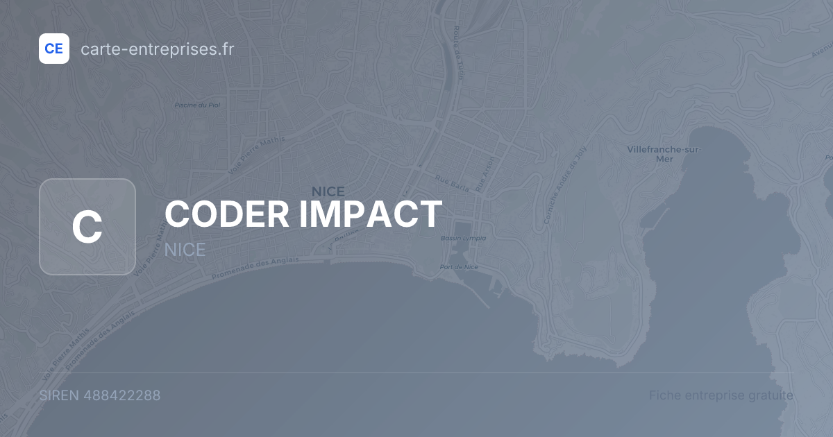 CODER IMPACT — 488422288 — fiche entreprise