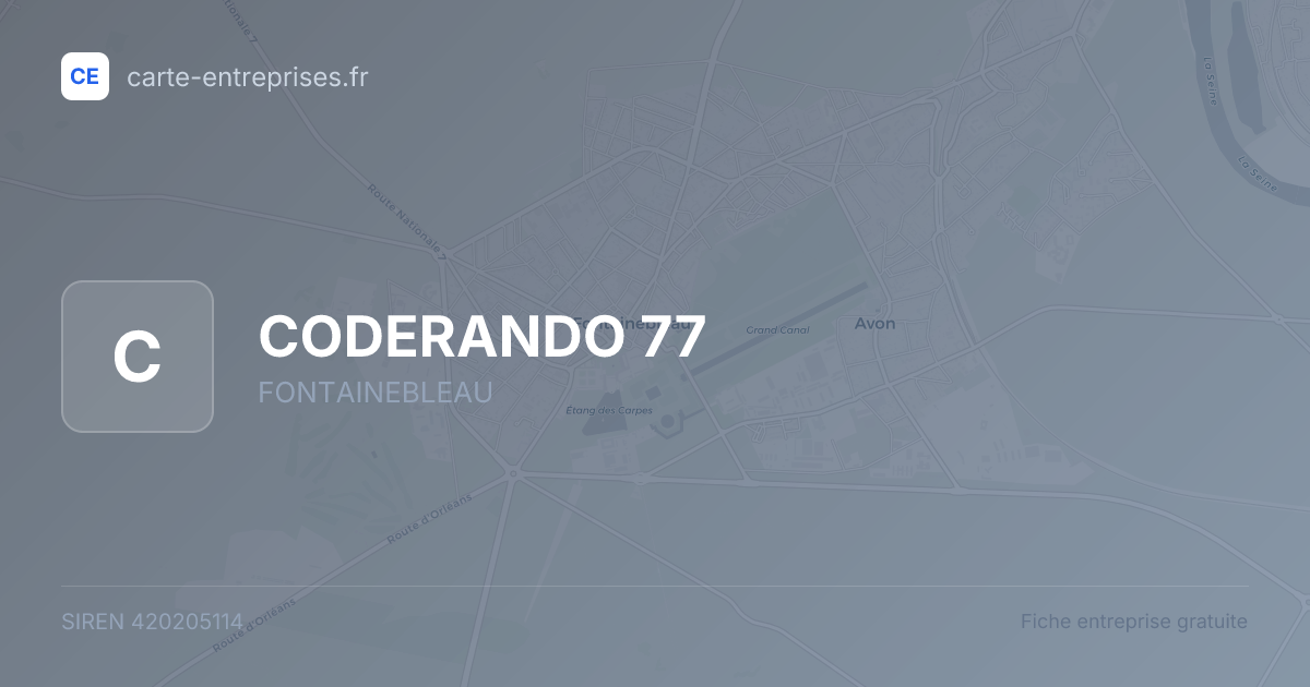 CODERANDO 77 — 420205114 — fiche entreprise