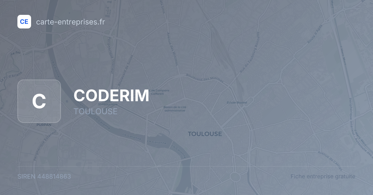 CODERIM — 448814863 — fiche entreprise