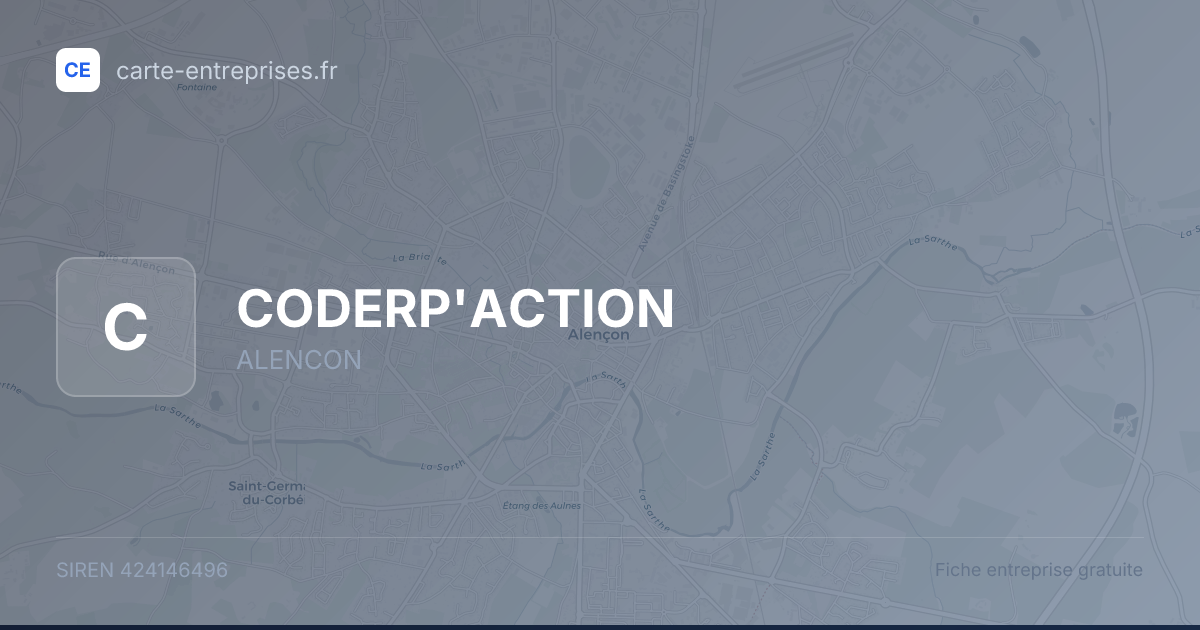CODERP'ACTION — 424146496 — fiche entreprise