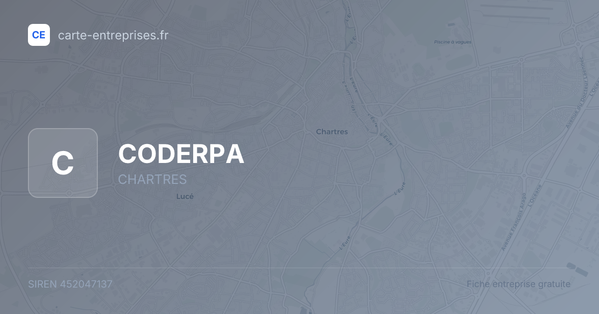 CODERPA — 452047137 — fiche entreprise