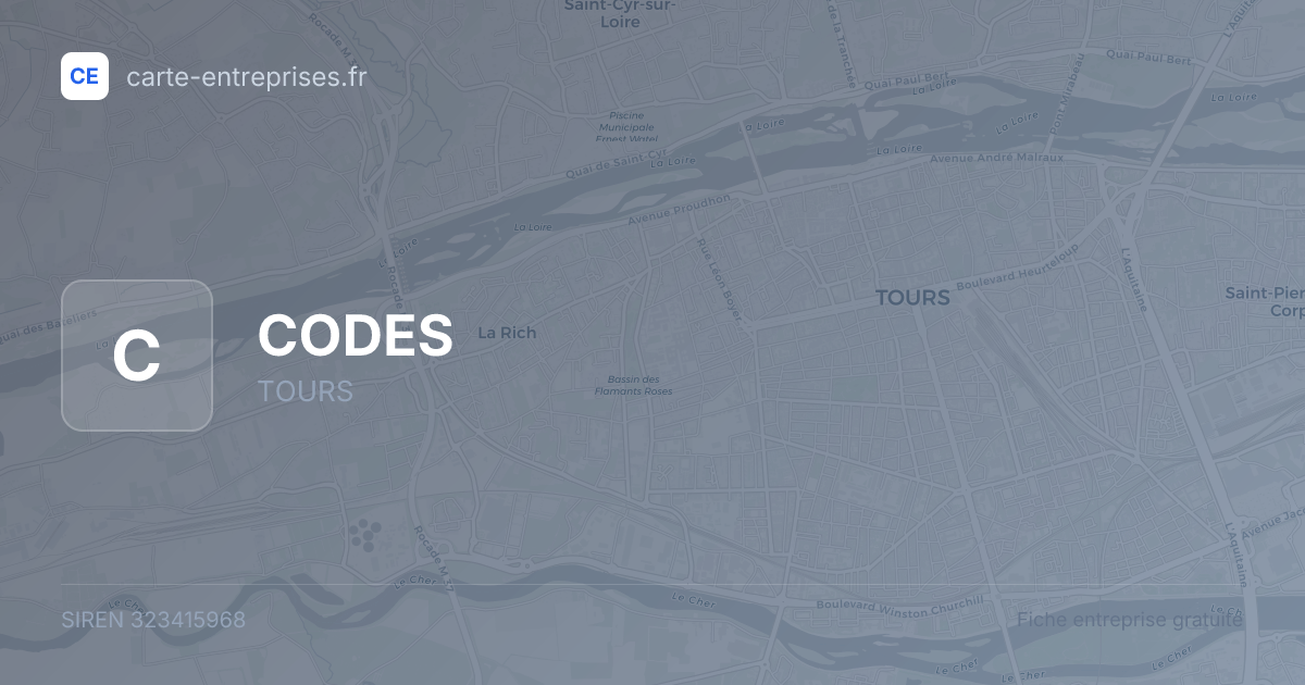 CODES — 323415968 — fiche entreprise