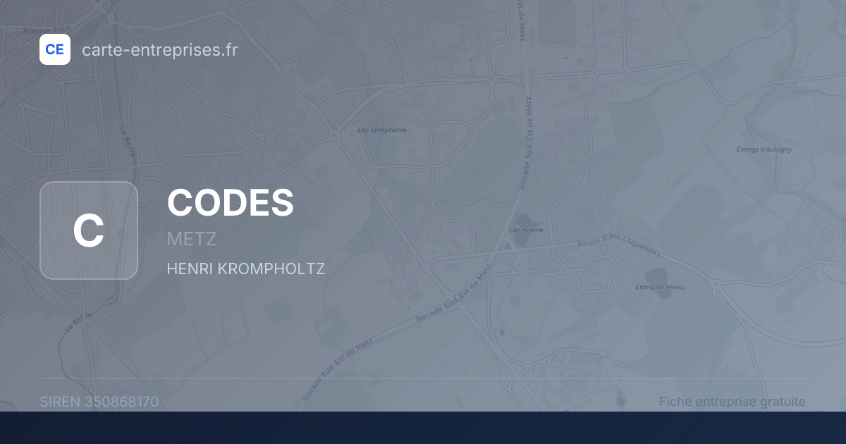 CODES — 350868170 — fiche entreprise