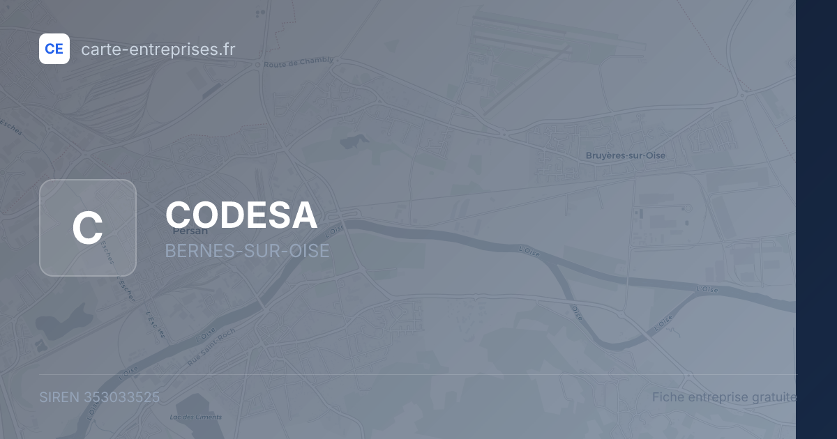 CODESA — 353033525 — fiche entreprise