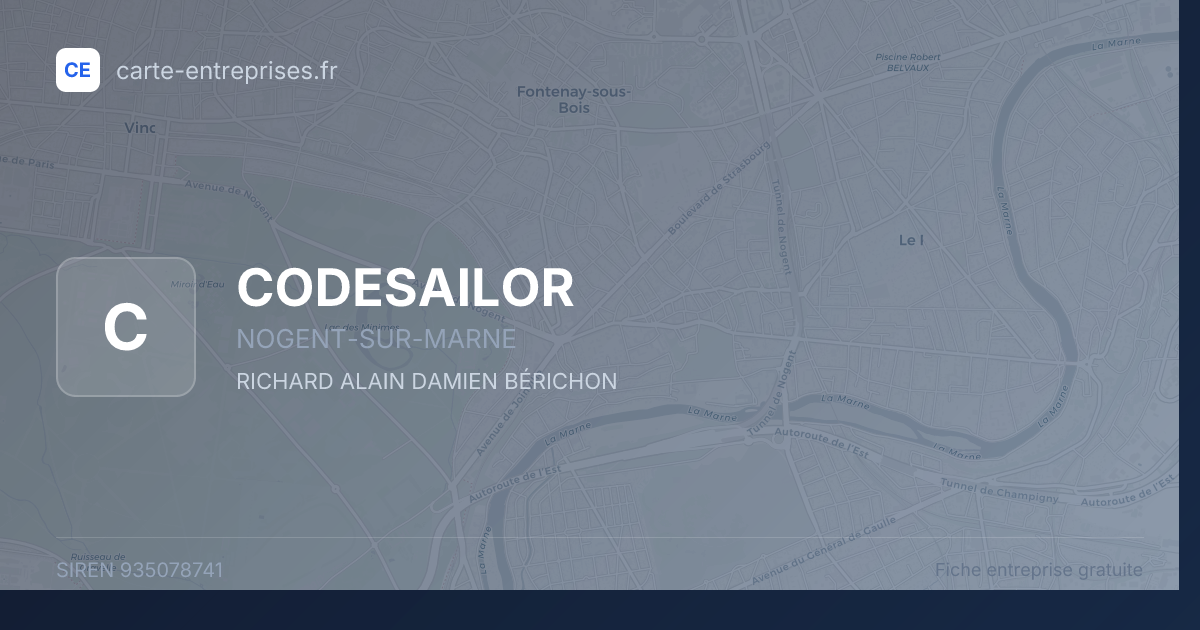 CODESAILOR — 935078741 — fiche entreprise