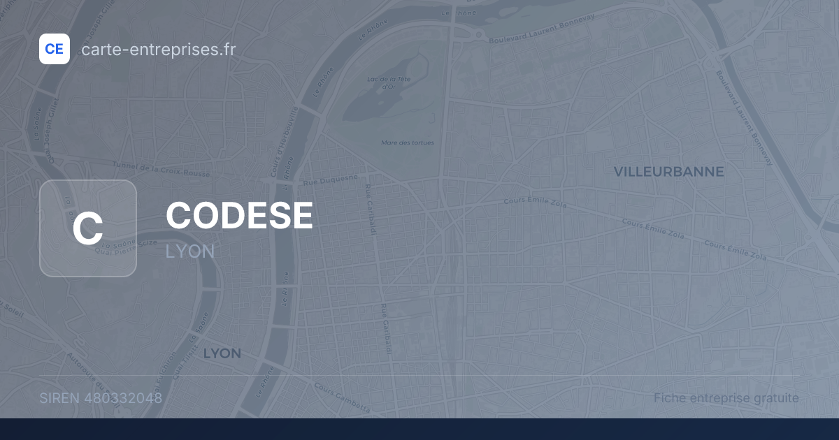 CODESE — 480332048 — fiche entreprise