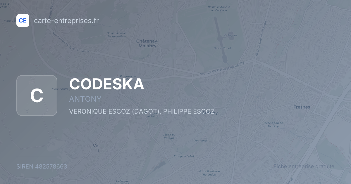 CODESKA — 482578663 — fiche entreprise