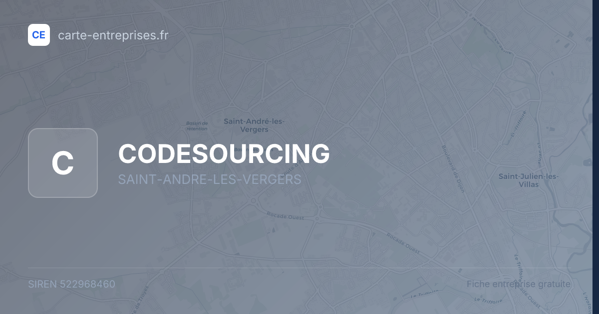 CODESOURCING — 522968460 — fiche entreprise