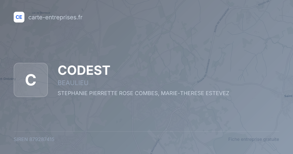CODEST — 879287415 — fiche entreprise