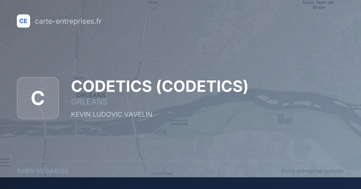 CODETICS — 910544592 — fiche entreprise