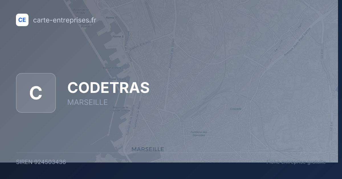 CODETRAS — 924503436 — fiche entreprise