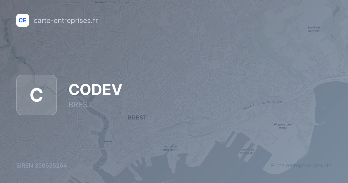 CODEV — 350635264 — fiche entreprise