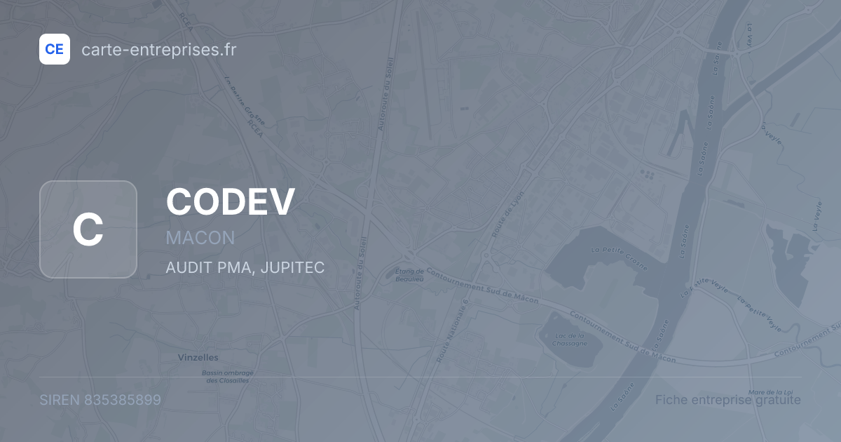 CODEV — 835385899 — fiche entreprise